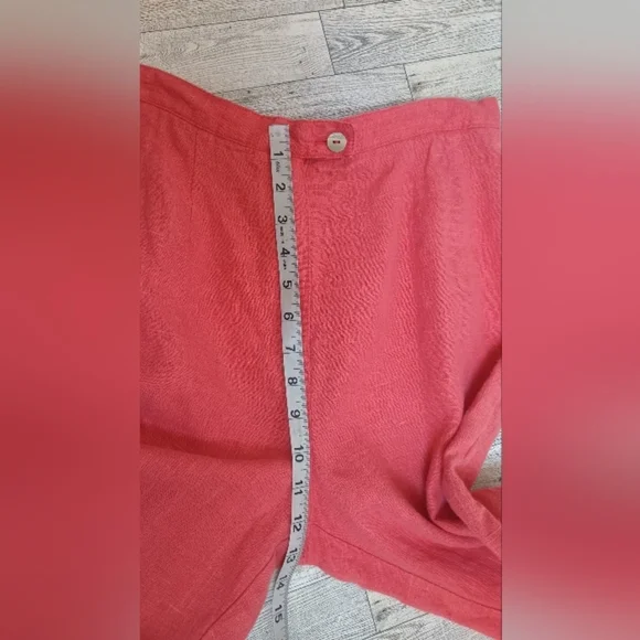 HARVE BENARD Linen PINK 2PC SUIT SET Blazer Pants Small vintage - Picture 11 of 14